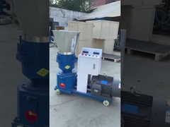 Máquina de fabricación de pellets de alimentación de ganado de molde plano, máquina de pellets de alimento para animales de cabra y cerdo