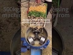 500 kg/h Máquina de molino de pellets para piensos para animales Máquina de procesamiento de piensos