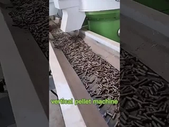 Máquina de pellets de biomasa vertical de gran capacidad