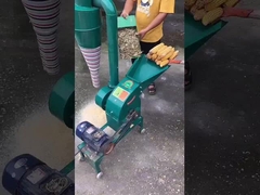 Arroz triturado paja trigo paja grano maíz paja trituradora de martillo trituradora de maquinaria agrícola elect