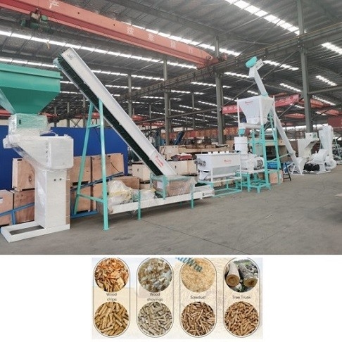 Línea de la granulación de la biomasa con la biomasa final/la cadena de producción de madera de la pelotilla equipo de la pelotilla de 2-10m m de fabricación de la pelotilla