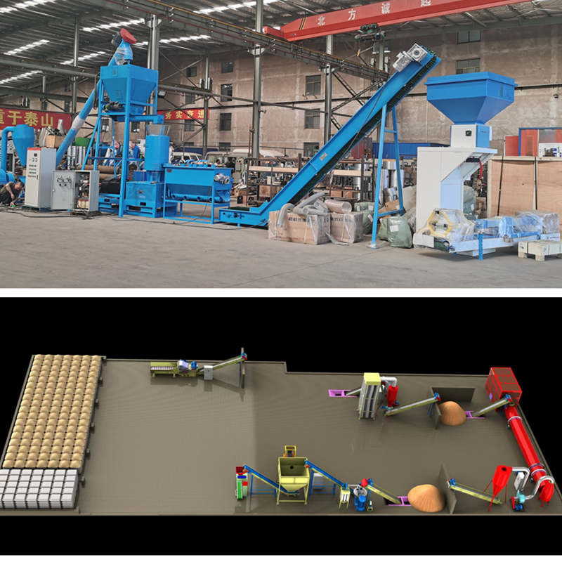 cadena de producción de madera de la pelotilla 600-800kg/H pelotilla de la biomasa de 6-12m m que hace la máquina