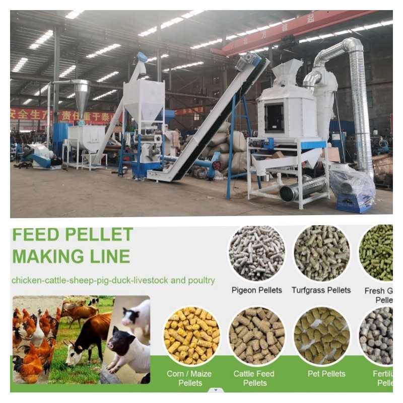 1-12m m completamente automáticos 2 toneladas alimentan la cadena de producción de la pelotilla con el certificado del CE