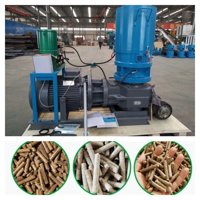 Madera de madera Chip Pellet Machine High Density de la biomasa del molino de la pelotilla del dado del plano 500KG/H