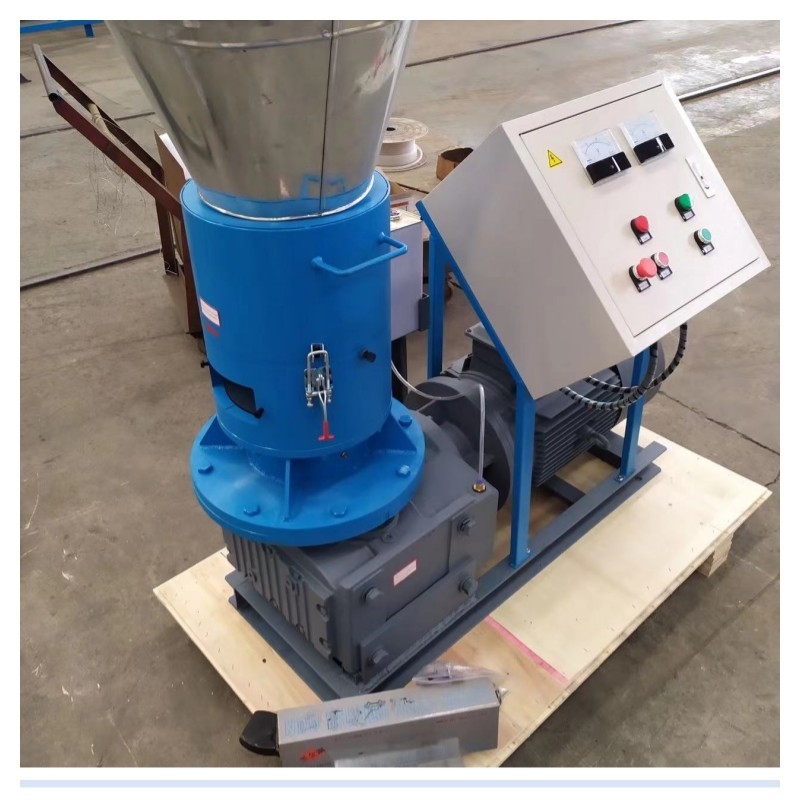 Madera de madera Chip Pellet Machine High Density de la biomasa del molino de la pelotilla del dado del plano 500KG/H