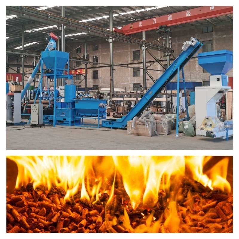 alta densidad de madera de la máquina de la pelotilla de la basura de Chip Pellet Machine 1-2tph de madera de 6-12m m