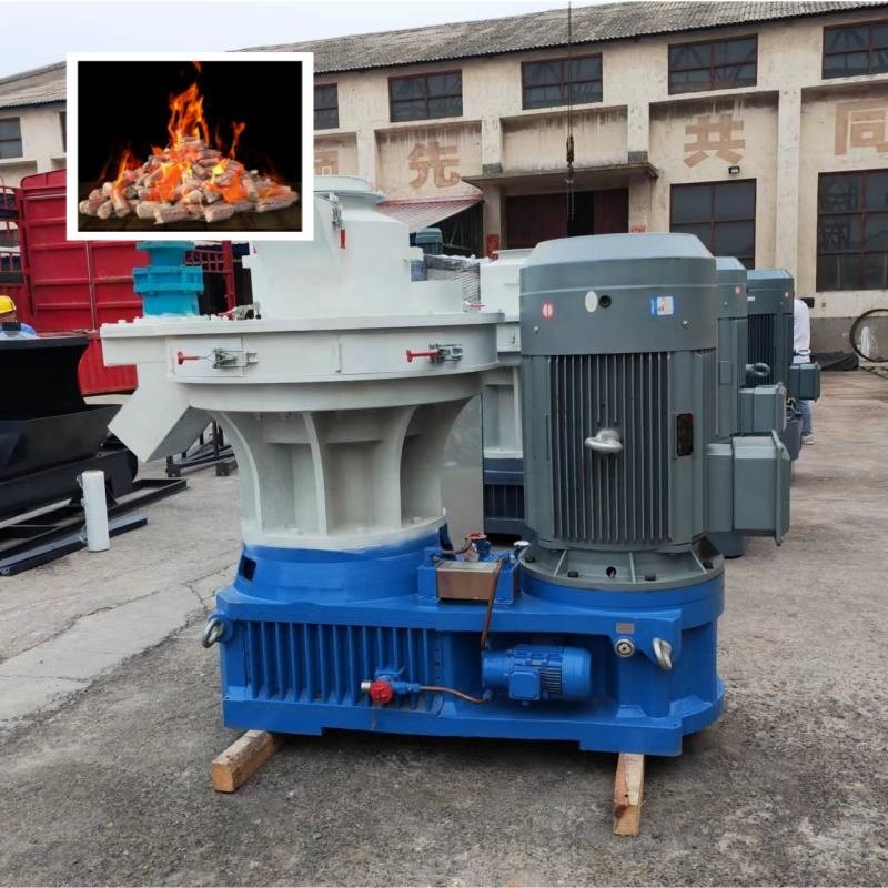molino de 1t/H Ring Die Biofuel Wood Pellet para Chips Waste Wood Pelletizer de madera