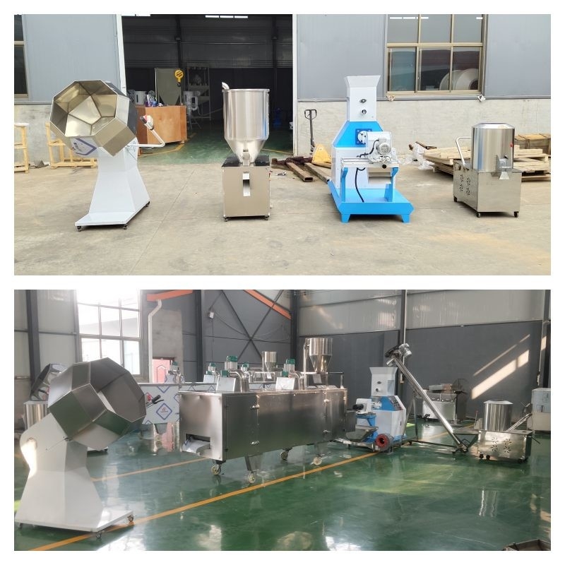 cadena de producción flotante de la alimentación de los pescados 100~2000kg/H línea de la producción alimentaria del perro