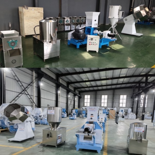 cadena de producción flotante de la alimentación de los pescados del perro casero del gato de la alimentación de la máquina animal del extrusor con buena alta capacidad