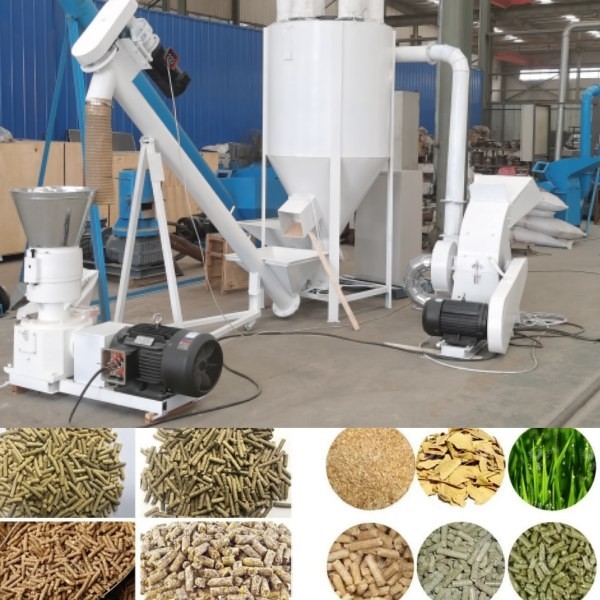 Cadena de producción animal del pienso de la máquina 100-1200kg/H del fabricante de la alimentación de pollo