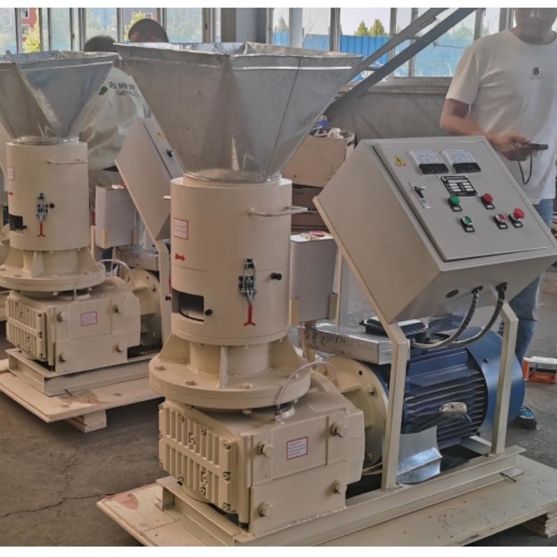Pastilla de combustible de la biomasa de la cáscara de Straw Wood Pellet Mill Rice que hace la máquina 100 - 1000 kilogramos