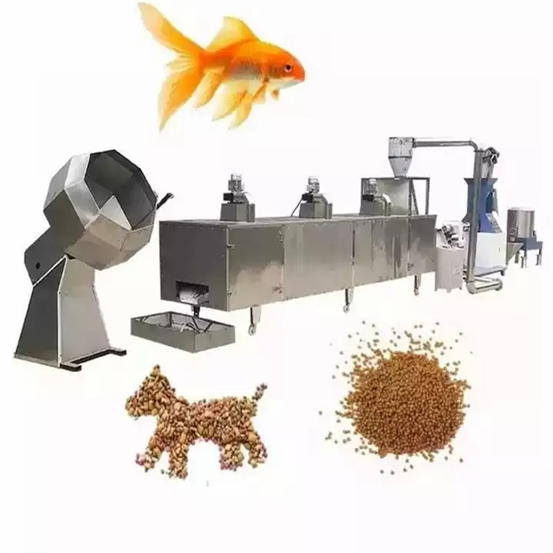 Cadena de producción flotante de la alimentación de los pescados 500KG/H CE ornamental del extrusor de la comida de pescados