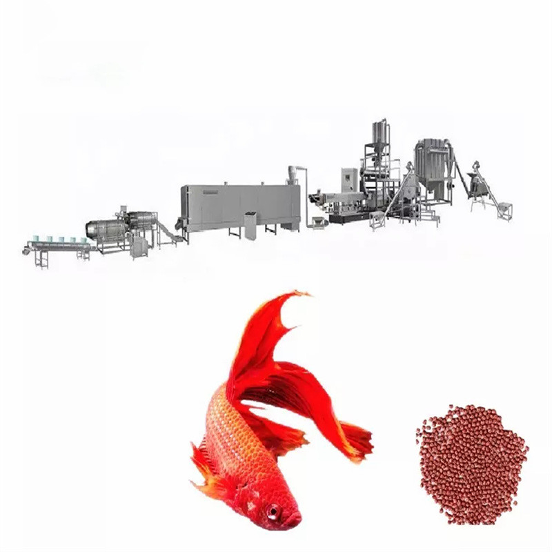 cadena de producción de la alimentación del animal doméstico de 0.8-10m m línea flotante de la alimentación de los pescados de 1-20ton/H