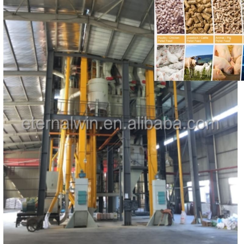 Máquinas de procesamiento de alimentos para animales 2-18 mm Granulador de anillo a presión de pellets Molino de pellets Fabricación de pellets para animales Granja de máquinas de pellets