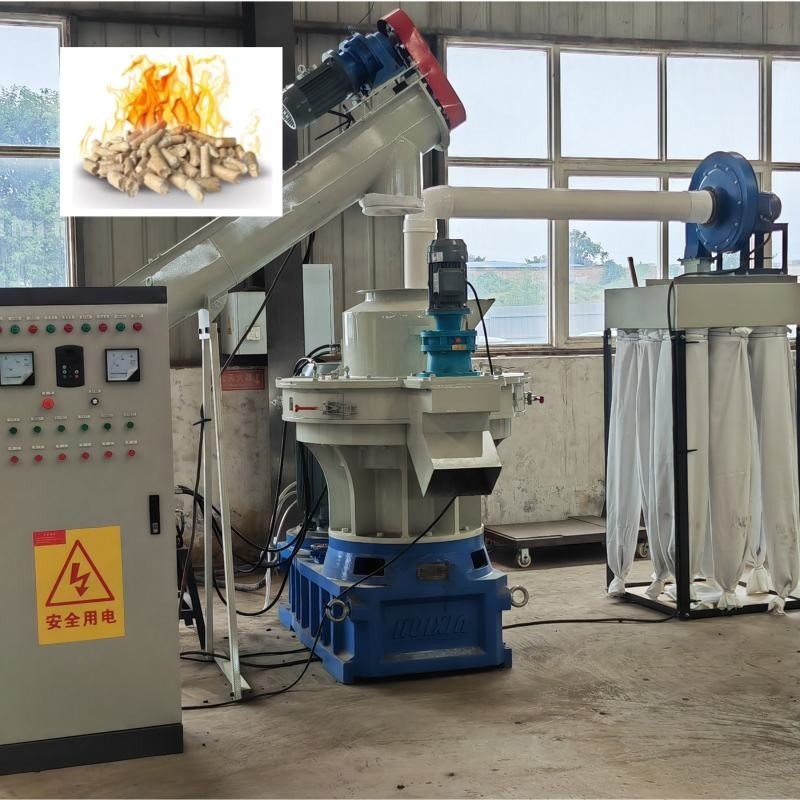 cadena de producción de madera de la pelotilla de 4-12m m fabricante de la pelotilla de la biomasa de 2-20t/H