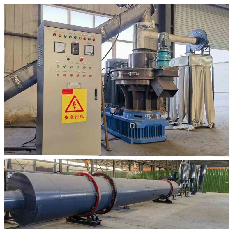pelotilla del serrín 1.5-2t/H que hace biomasa de la máquina a Ring Die Pellet Machine vertical
