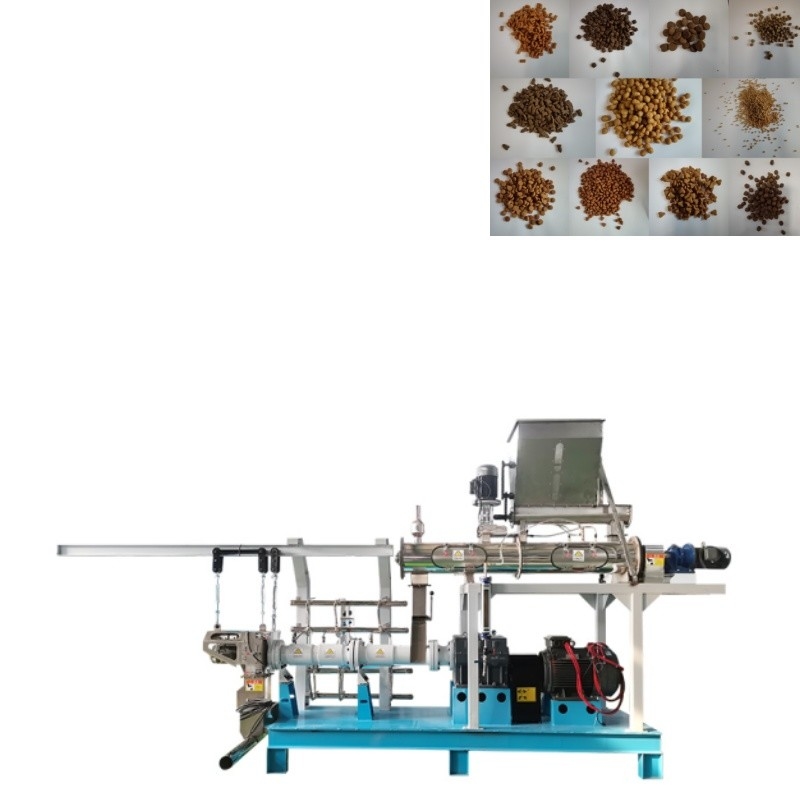 Tipo mojado flotante línea de la máquina del extrusor de la alimentación de los pescados del tornillo gemelo de la máquina del alimentador de los pescados