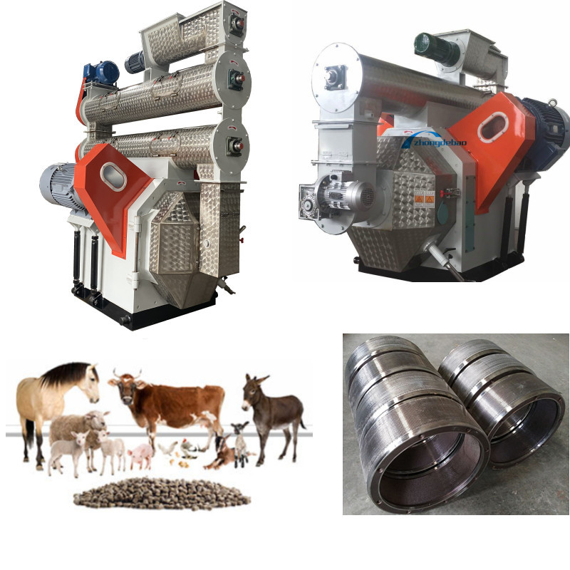 Línea de producción de pellets de alimentación de alta eficiencia mezcla de trituración limpia granulado paquete de pantalla fría