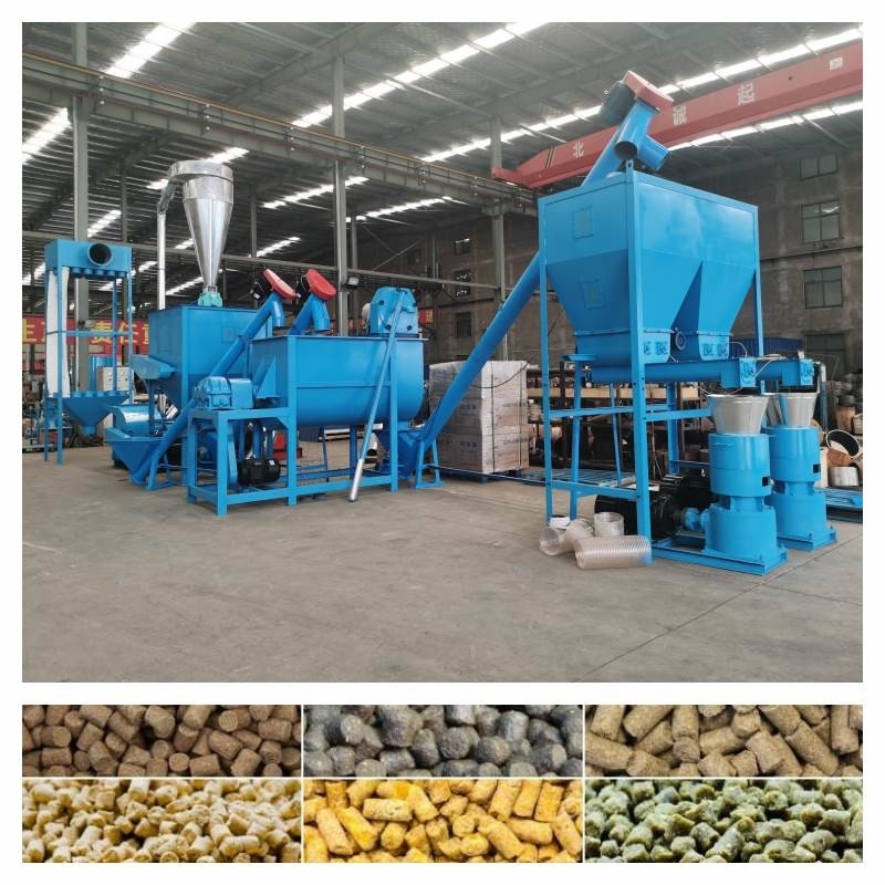 Pelotilla de las aves de corral 500-800KG/H que hace máquina 7.5-30kw la cadena de producción del pienso