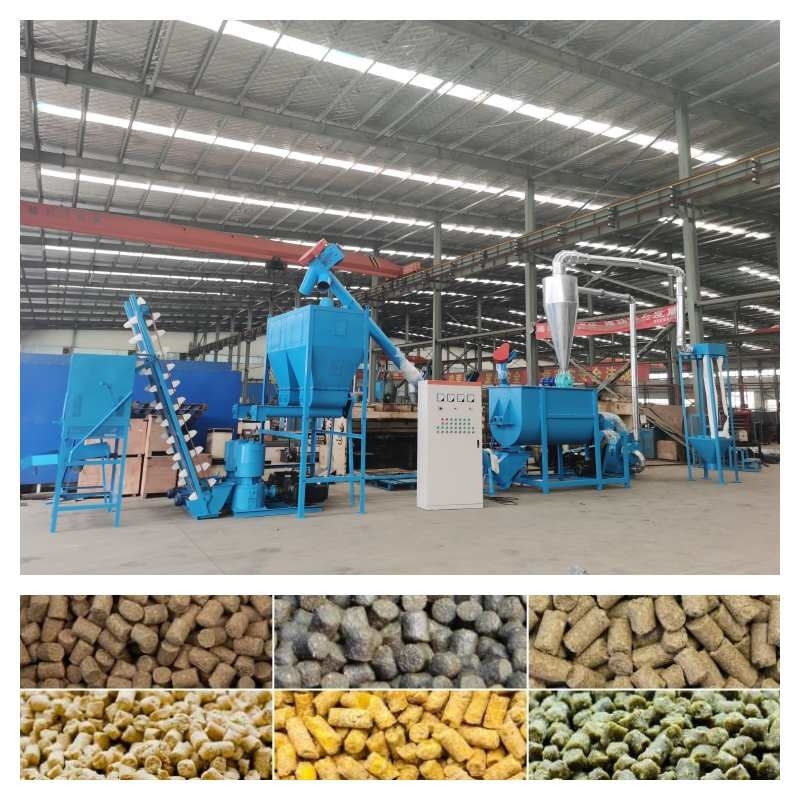Pelotilla de las aves de corral 500-800KG/H que hace máquina 7.5-30kw la cadena de producción del pienso