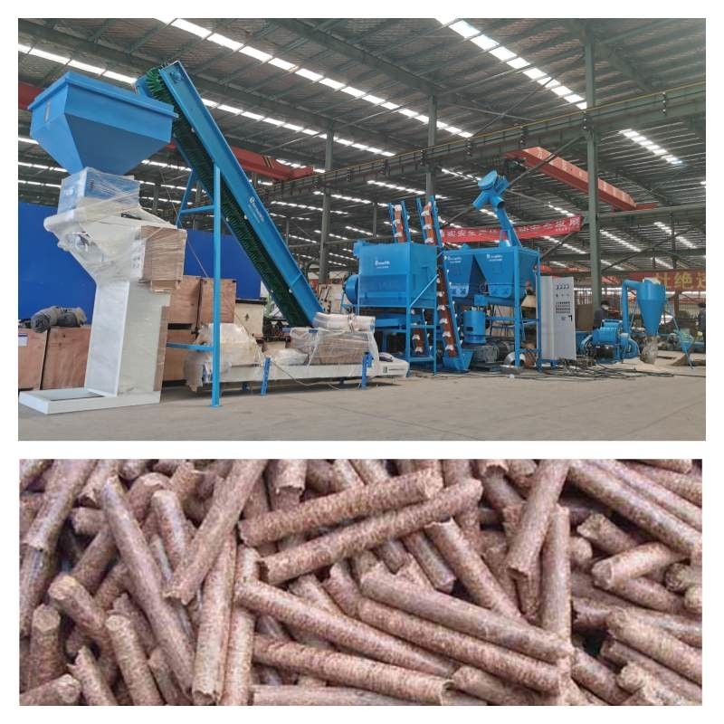 El plano muere la cadena de producción de la pelotilla de la paja 0.5-10t/H de los 6-8M M
