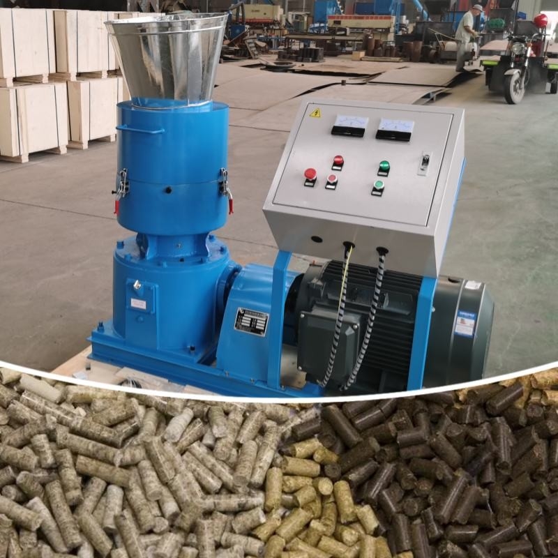 Granulador de pellets para piensos de aves de corral Máquina de pellets para piensos de pollo Animal 2,5-12 mm 1200 kg/h