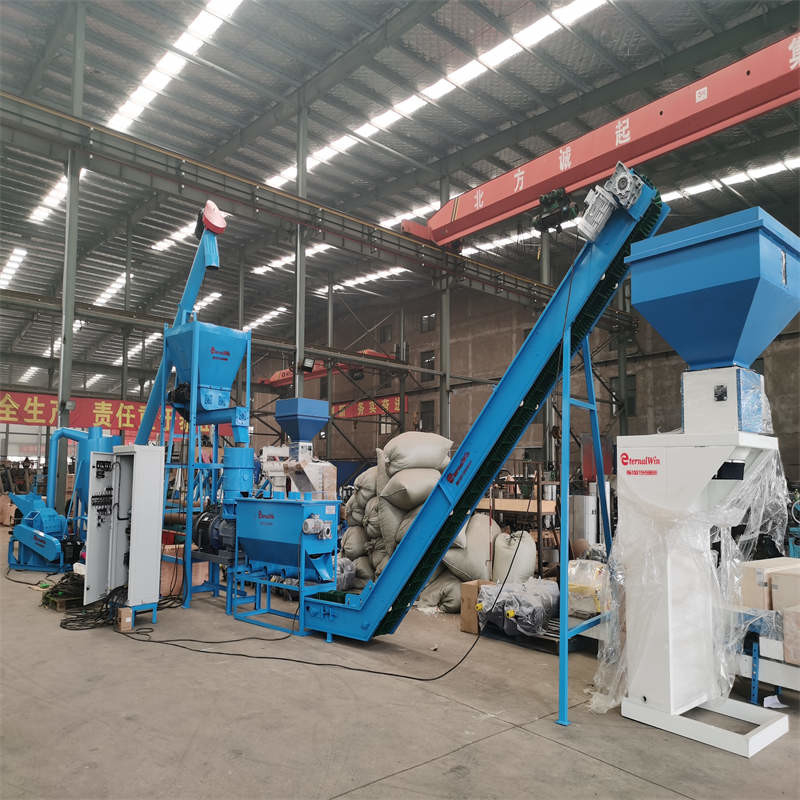La línea de producción de pellets de madera de 500-1000 kg/h / línea de producción de pellets de biomasa 87KW