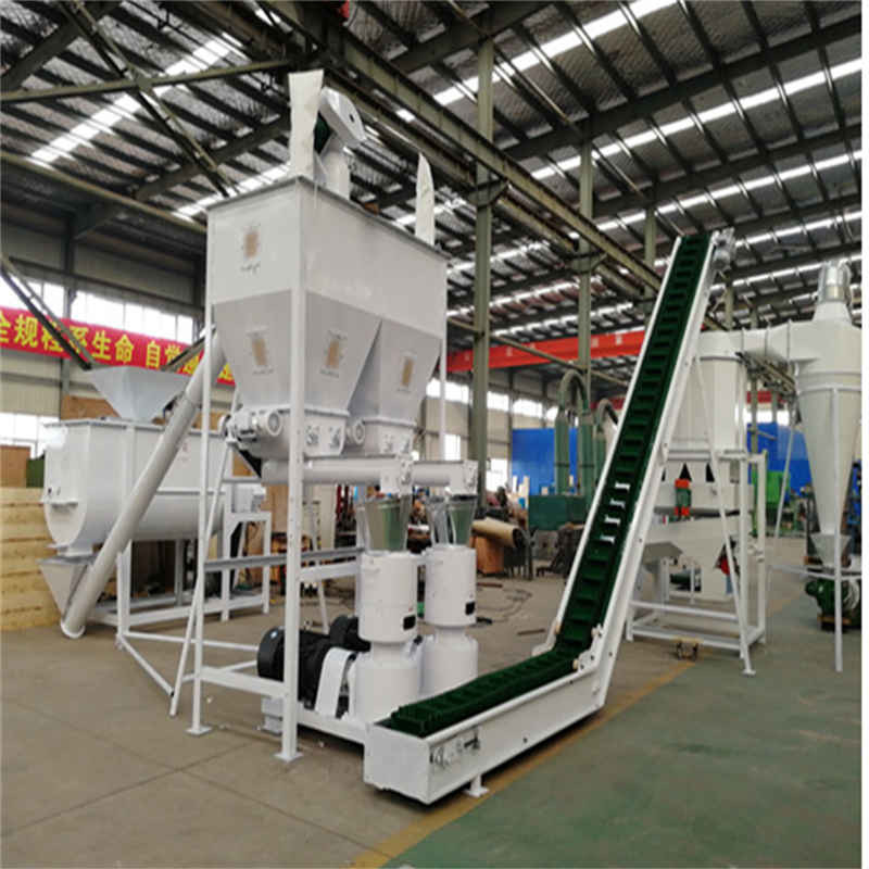 SGS Línea de producción de pellets para piensos Animales 500-1000 kg/h 17*5*5,5m