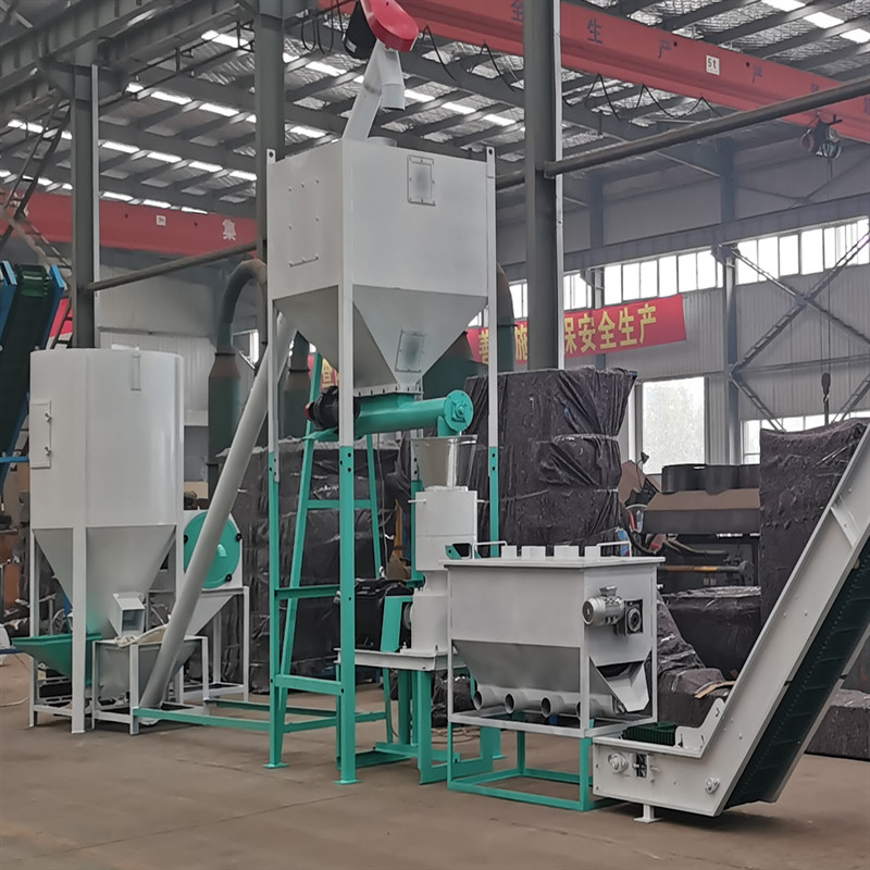 SGS Línea de producción de pellets para piensos Animales 500-1000 kg/h 17*5*5,5m