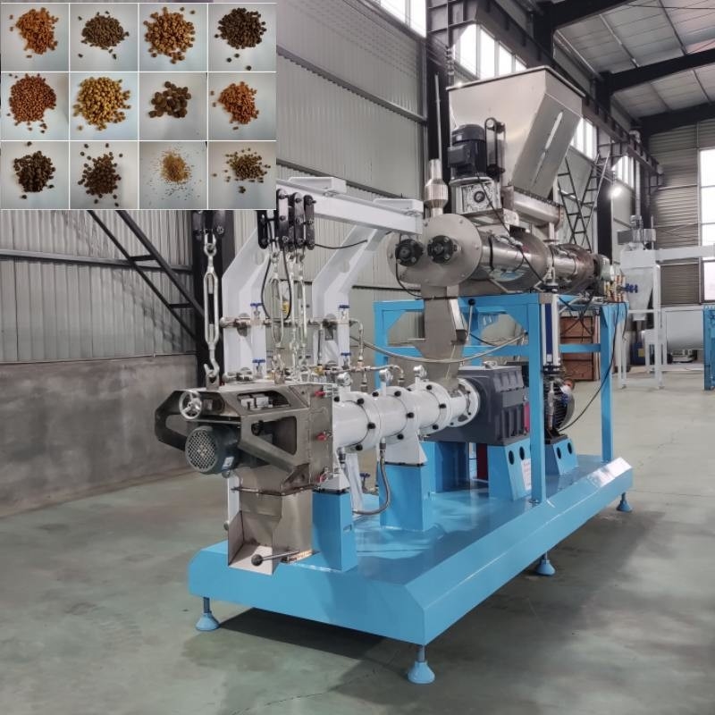 Máquina de extrusión de alimentación de doble tornillo de tipo húmedo para alto rendimiento