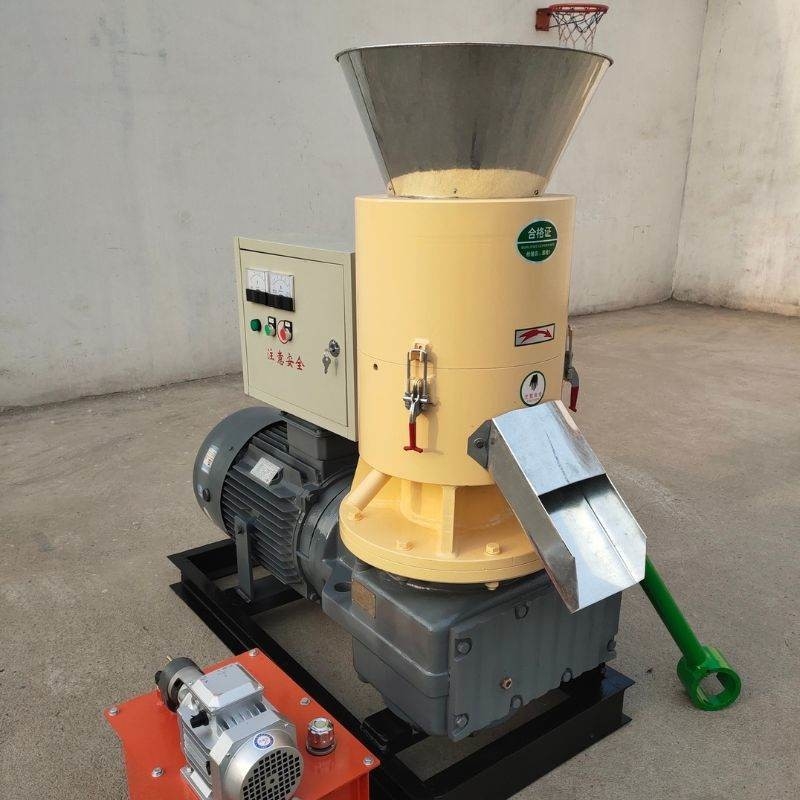 1 tonelada/h Pellet para la fabricación de aserrín de madera Molino de pellets de combustible Color personalizado