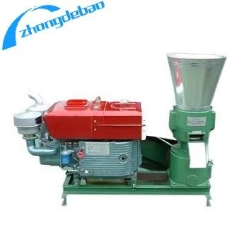 Máquina de molino de pellets de madera para motor diesel 60-800 kg/h para piensos de aves de corral