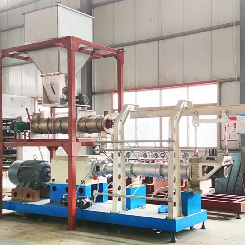 Máquina de extrusión de alimentación flotante totalmente automática Línea de producción de alimentación flotante para peces 5.5KW