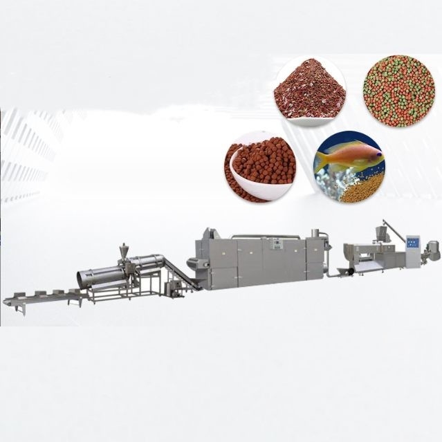 Máquina de extrusión de alimentación flotante totalmente automática Línea de producción de alimentación flotante para peces 5.5KW