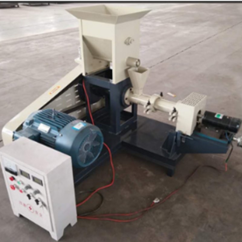 Maíz y soja Extrusor de alimento para peces de tipo seco Equipo de extrusión seca 80 kg/h