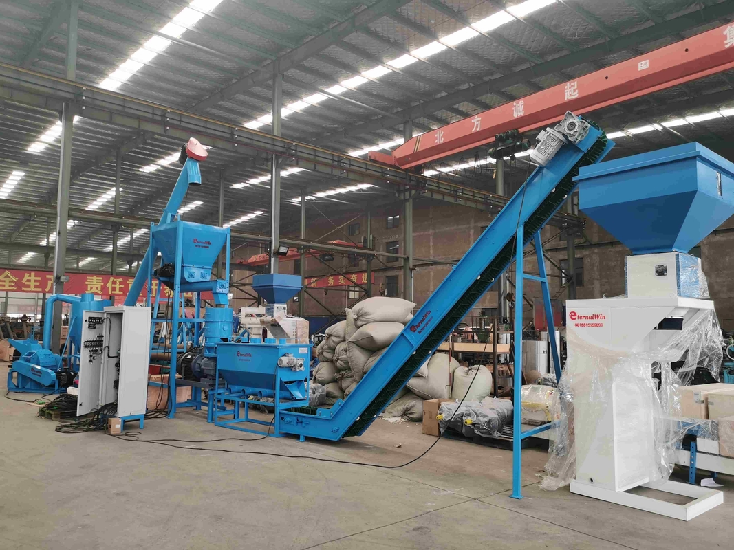 Línea de producción de pellets de biomasa versátil - perfecta para diversos materiales y aplicaciones de biomasa