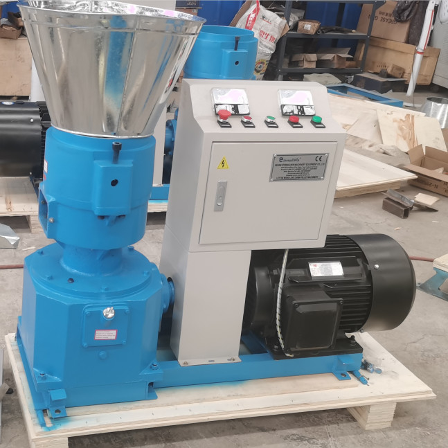 1-2TPH Máquina de fabricación de pellets para piensos/ Máquina de fabricación de alimentos para piensos/ Vacas cerdos pollos alimento para peces Línea de producción de pellets
