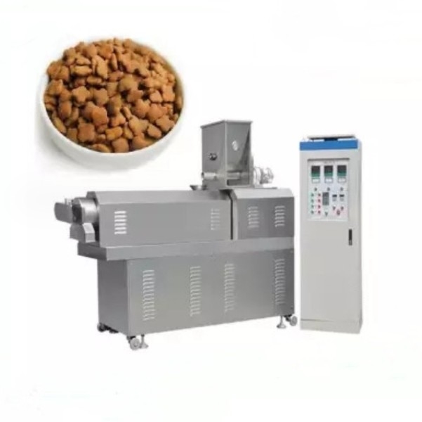 Material de acero inoxidable blanco azul Extrusor de alimentación de tornillo Extrusor de alimentos para perros
