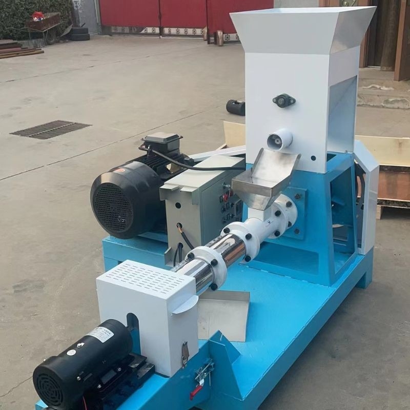 50~2000kg/h Extrusora de alimentación para peces de acero inoxidable calefacción eléctrica por vapor de tornillo único o doble