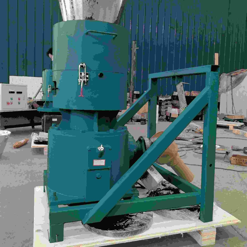 Molino de pellets accionado por PTO de caja de madera con 80-1000 kg/h de producción para la producción de pellets de madera