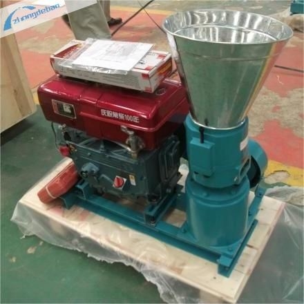 Máquina de molino de pellets de alimentación de longitud ajustable 60-80 KG/H para aves de corral y piensos para animales