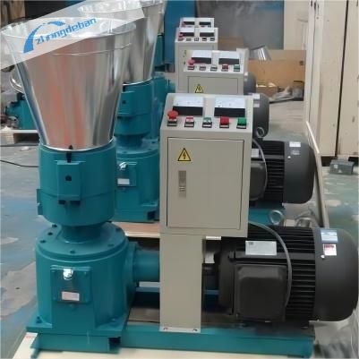 Máquina de molino de pellets de fase personalizada de voltaje 380V / 50HZ / 3 para pellets de madera 4-12mm