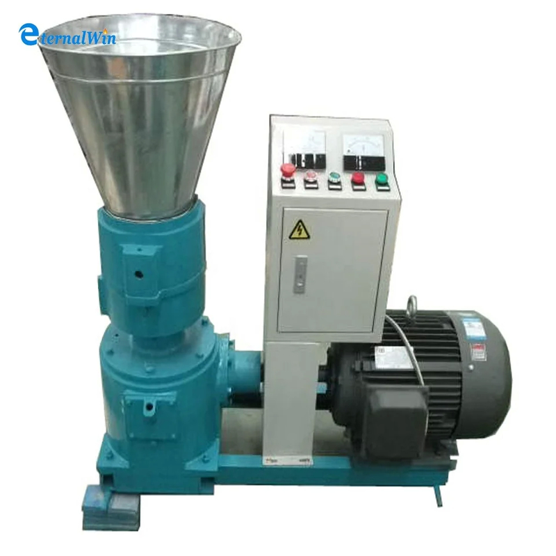 Máquina de molino de pellets de fase personalizada de voltaje 380V / 50HZ / 3 para pellets de madera 4-12mm