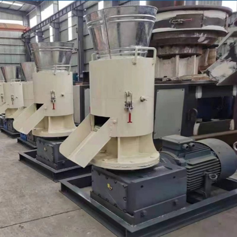 7.5KW personalizado para hacer pellets de madera Máquina de pellets de biomasa Pequeña máquina de pellets de biomasa Máquina de pellets totalmente automática