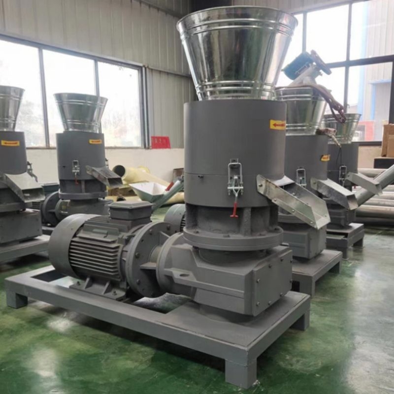 7.5KW personalizado para hacer pellets de madera Máquina de pellets de biomasa Pequeña máquina de pellets de biomasa Máquina de pellets totalmente automática