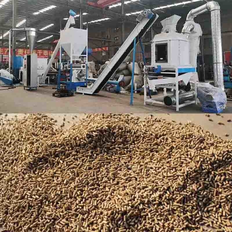 1-2 toneladas por hora Capacidad de producción de pellets para gallinas ponedoras, pollos de engorde, pollos para animales con certificación CE