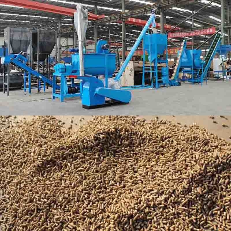 Planta de pellets para piensos de pollos con 2 mm 4 mm 6 mm 8 mm