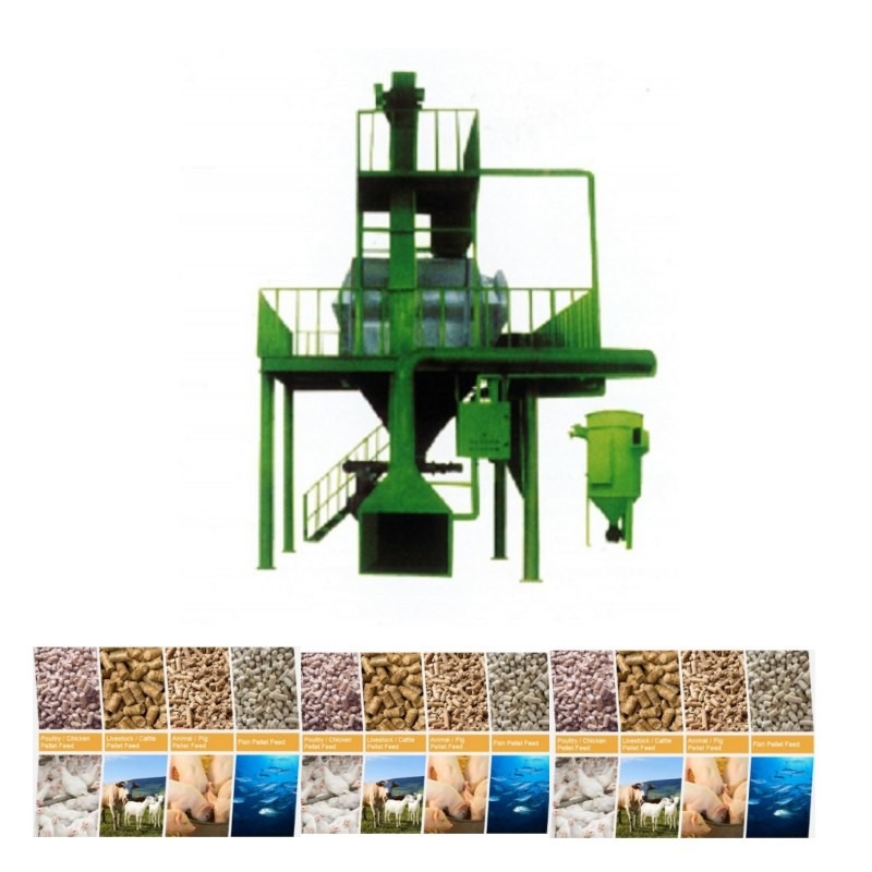 Línea de producción de pellets para piensos de 1 a 12 mm