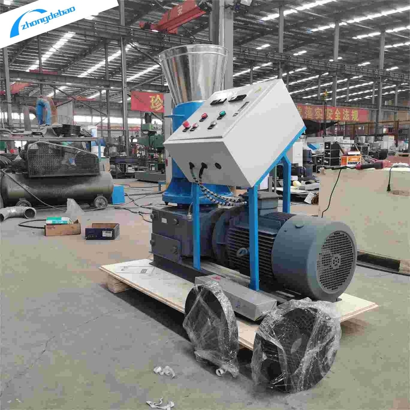 Máquina de molino de pellets de madera de rodillos móviles 260-360 KG/h para la biomasa de aserrín de madera