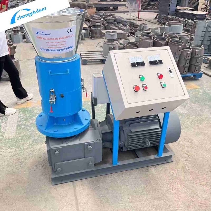 La máquina de moler de pellets de madera de rodillos móviles 400-600 KG/h para pellets de aserrín de biomasa
